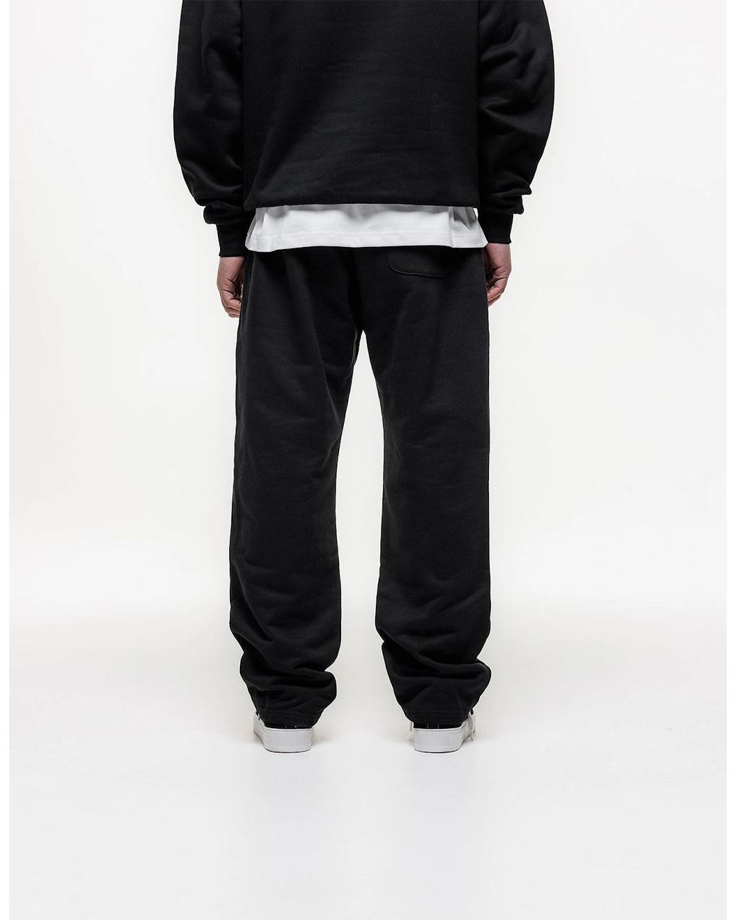 Magrit Black Core Puff Printed Joggers for men