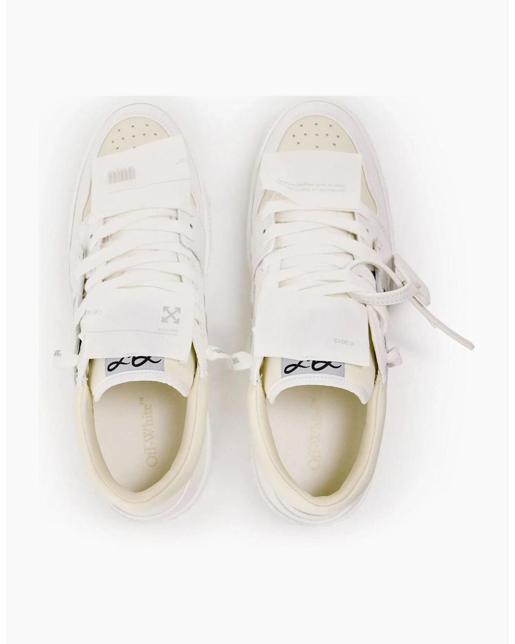 Off-White c/o Virgil Abloh White Off 3.0 Court Low Eye Catching Silhouette Trainers for men