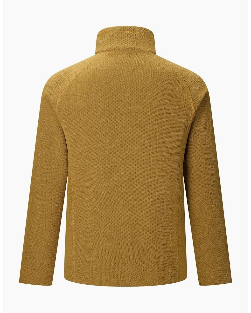Regatta Brown Great Outdoors Kenger Half Zip Honeycomb Fleece for men