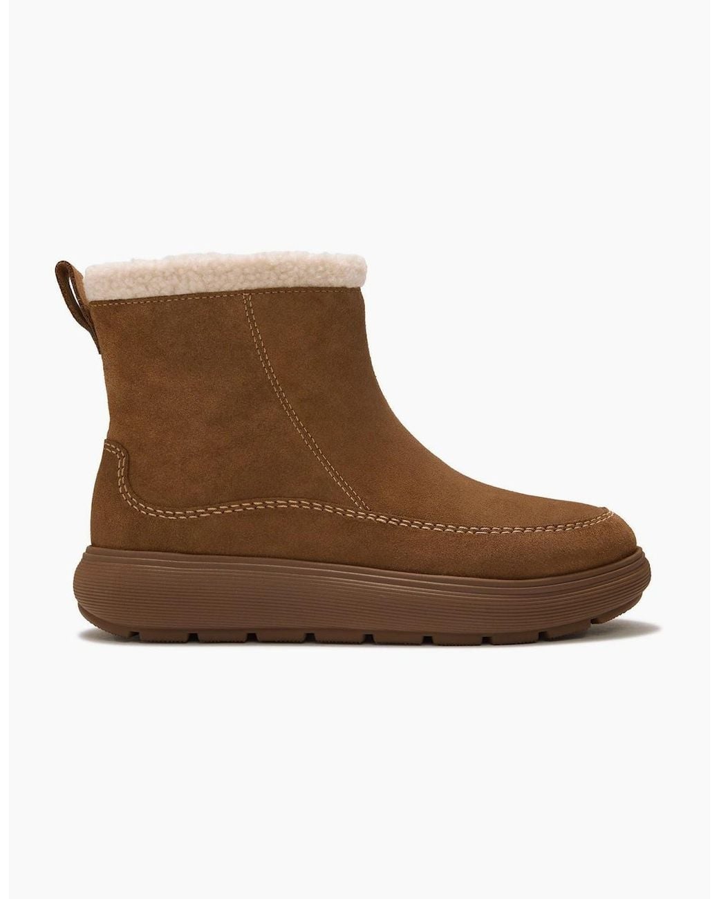 Fitflop Brown Iq-Comff Suede Terracotta Tan Boots