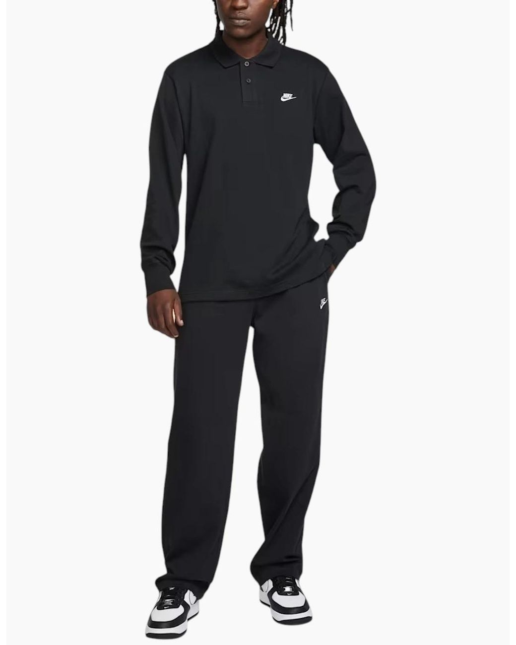 Nike Gray Fq4332 Joggers Knit Open-Hem Sportswear for men