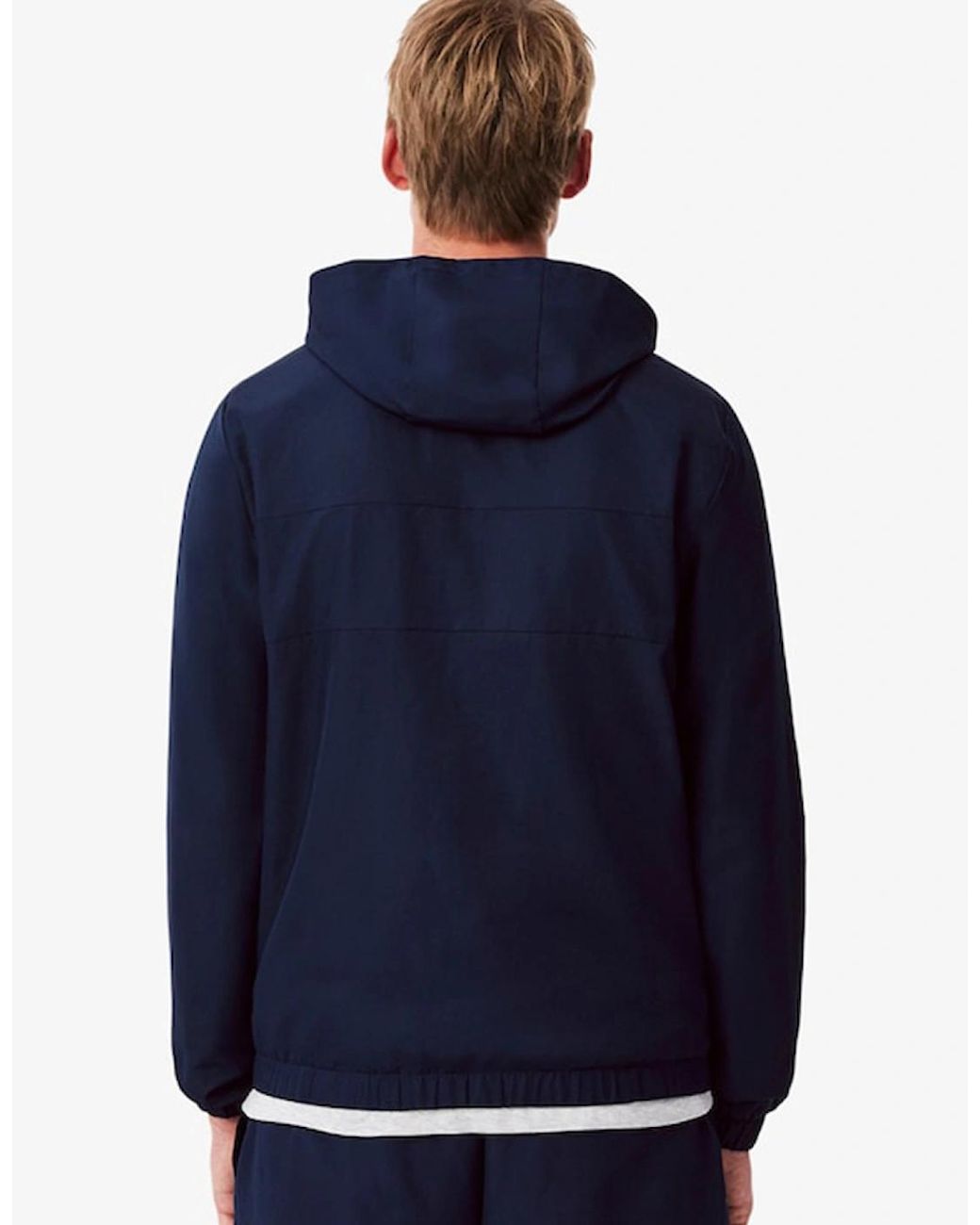 Lacoste Blue Water-Repellent Sport Track Jacket