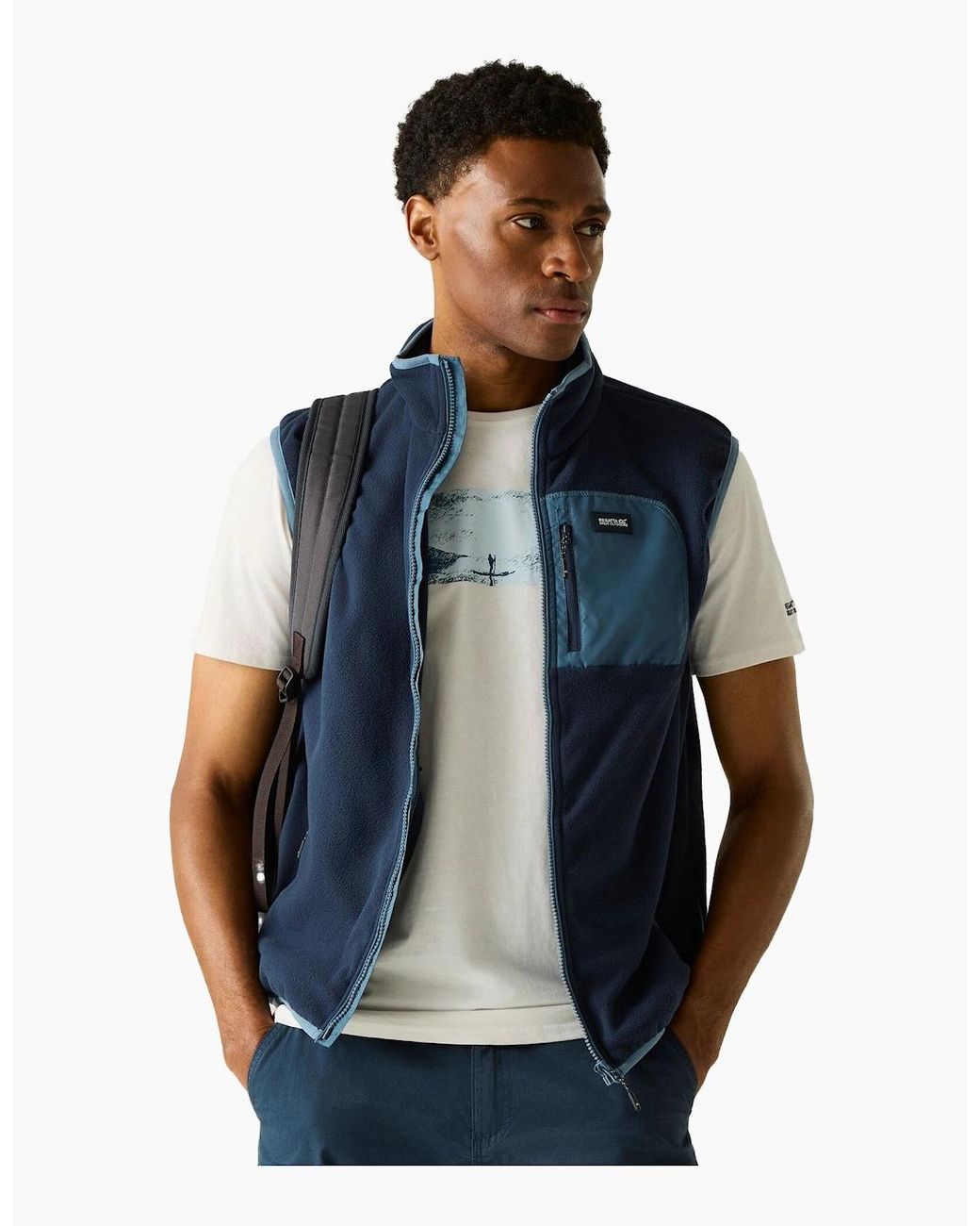Regatta Blue Professional Frankie Fleece Gilet for men