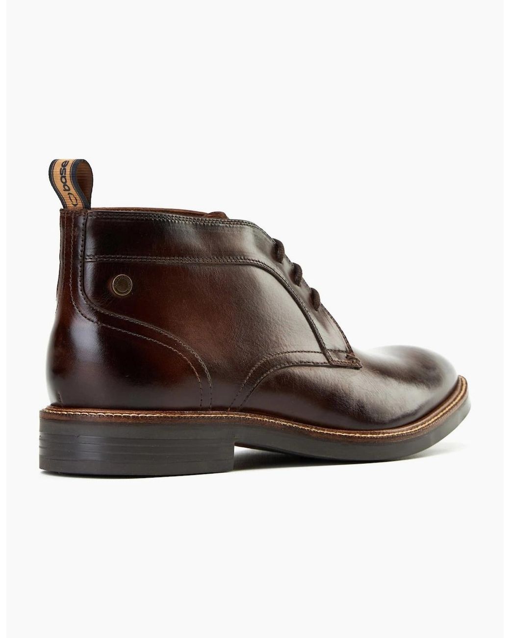Base London Brown Lincoln Chukka Boots for men
