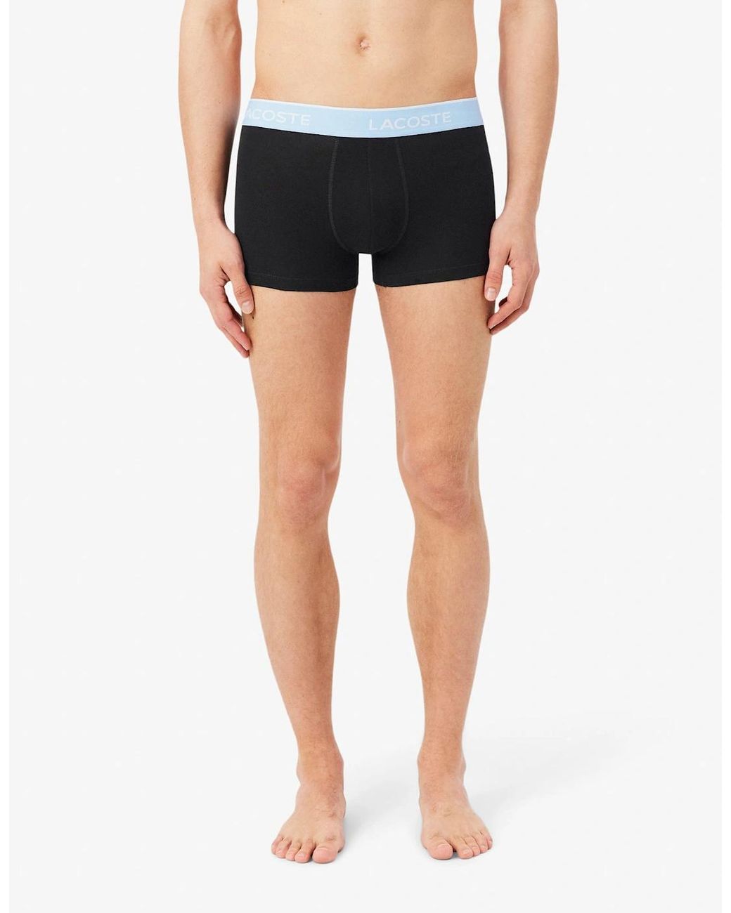 Lacoste Blue 3-Pack Trunks for men