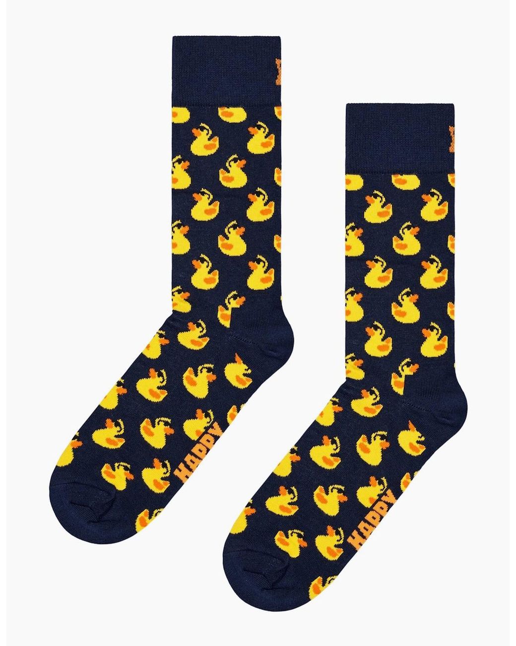 Happy Socks Blue Rubber Duck Socks