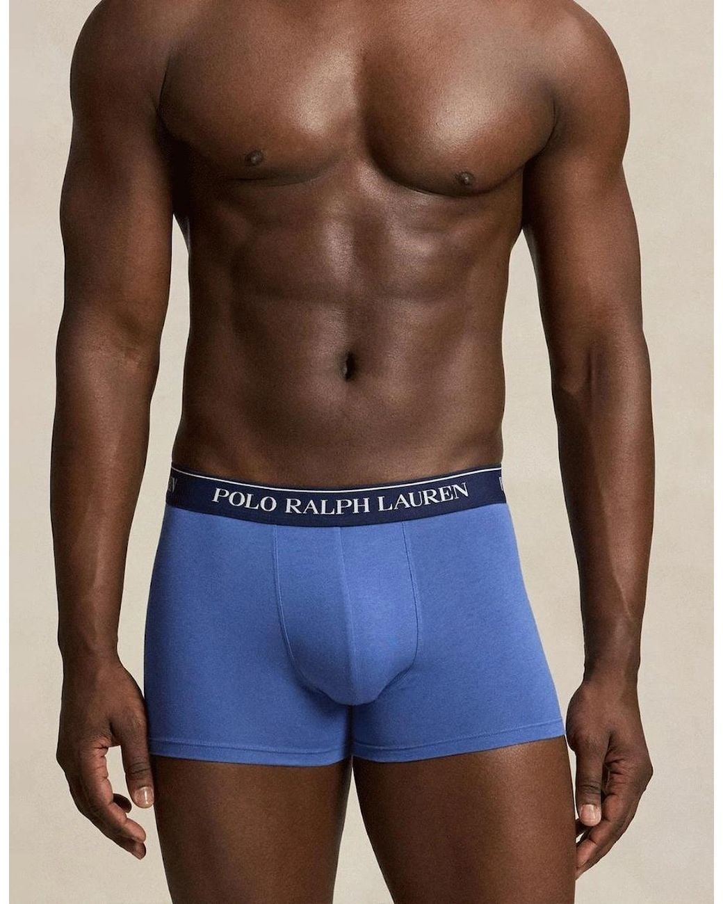 Polo Ralph Lauren Blue Classic Trunks Trunks Multicoloured for men