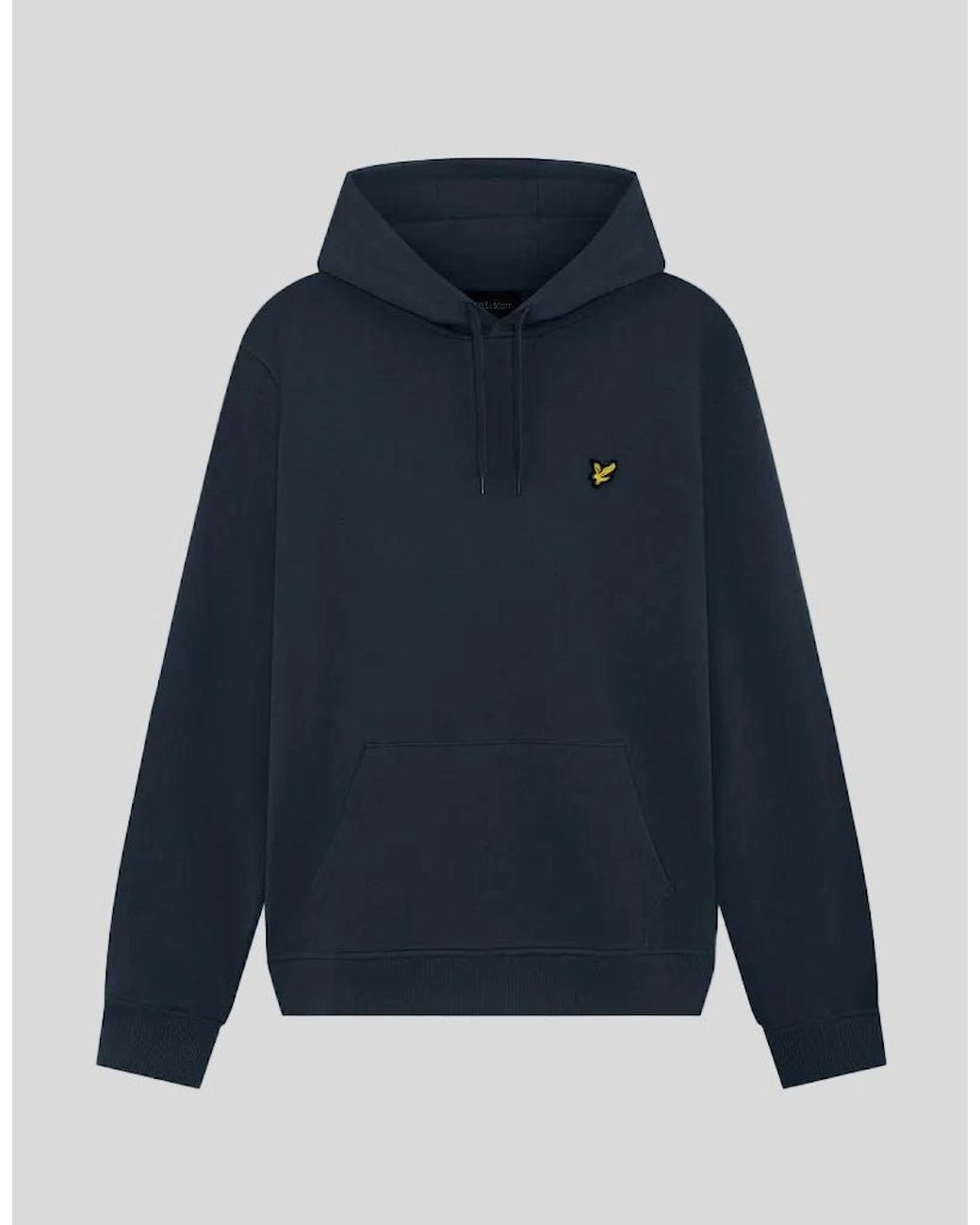 Lyle & Scott Blue Everyday Loopback Cotton Hoodie for men