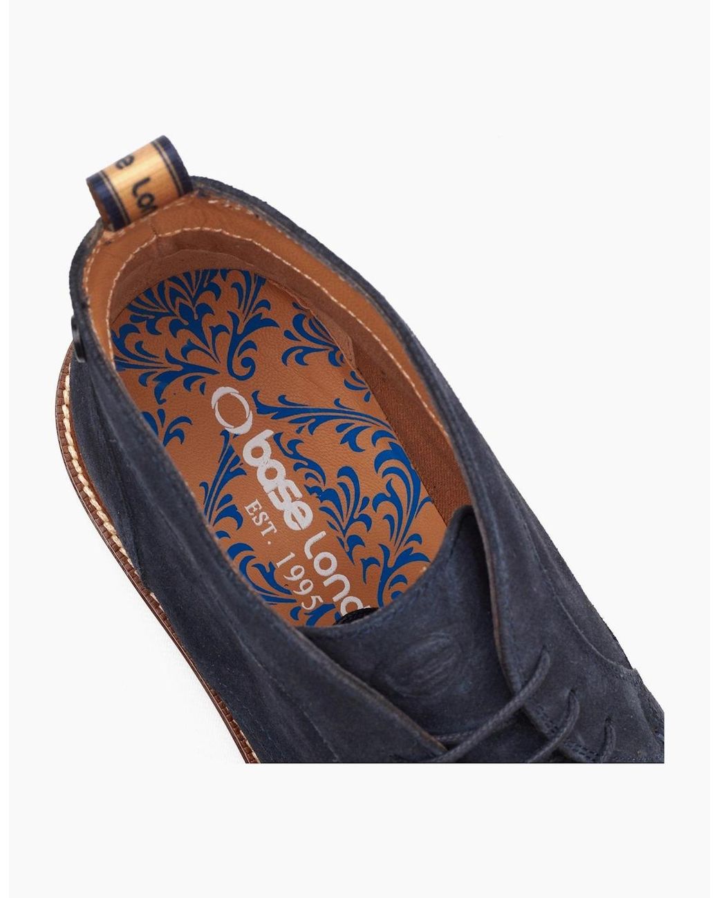 Base London Blue London Lincoln Chukka Boots for men