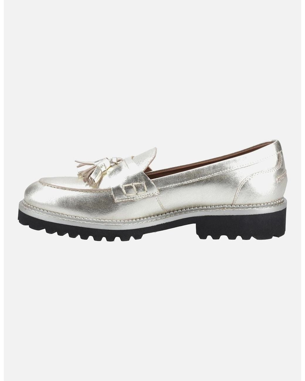 Hush Puppies White Ginny Loafer Slip On Shoes