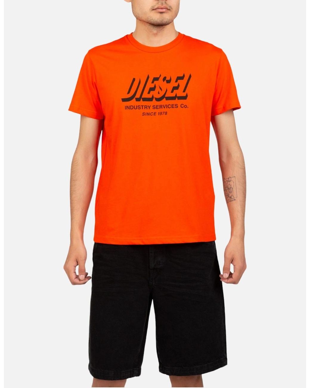 DIESEL Orange T Diegos A5 T Shirts