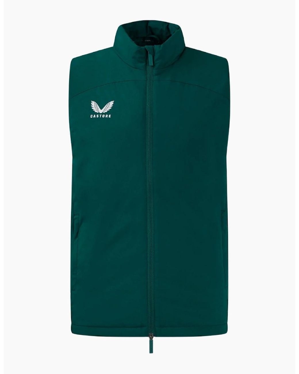 Castore Green Padded Botanical Garden Gilet for men