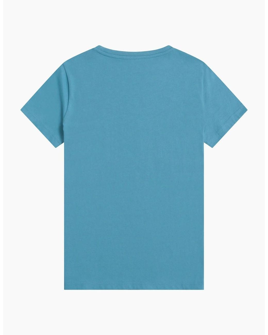Mountain Warehouse Blue Brighton Cotton Lightweight Regular T-Shirt