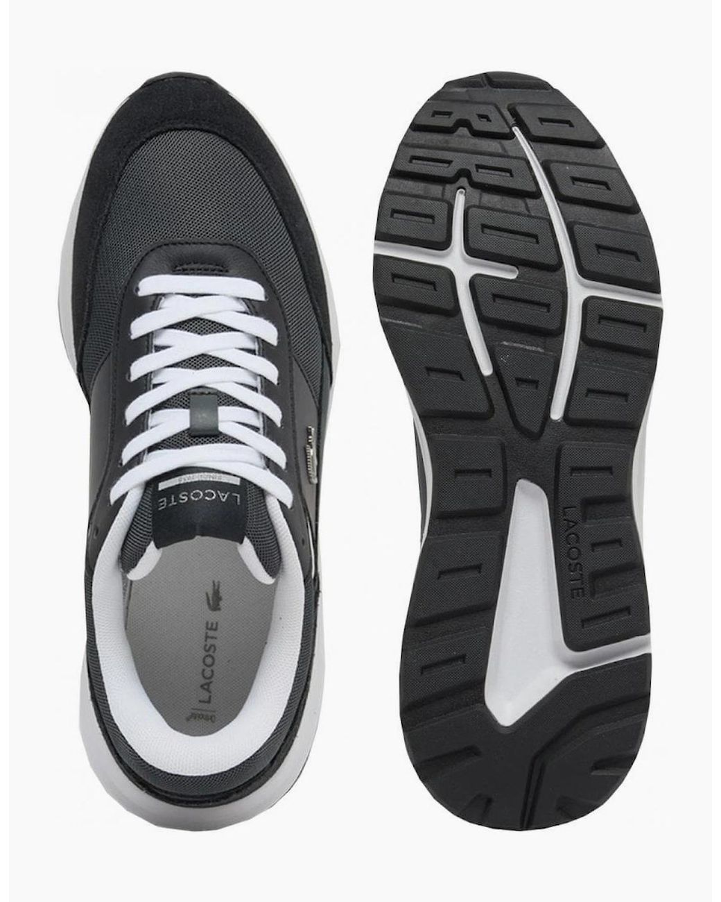 Lacoste Black Dark/ Run Set Cgr Trainers for men