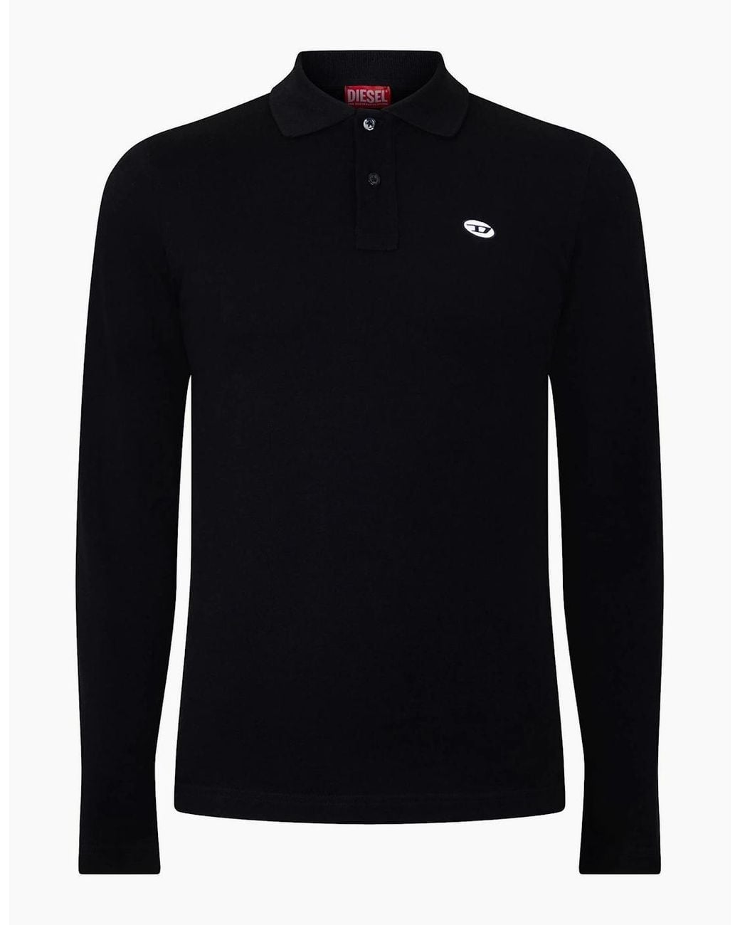 DIESEL Black T Smith Ls Do for men