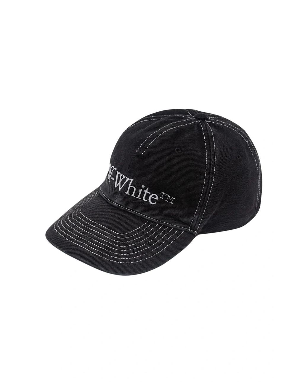 Off-White c/o Virgil Abloh Black Off Bookish Ow Baseball Cap for men