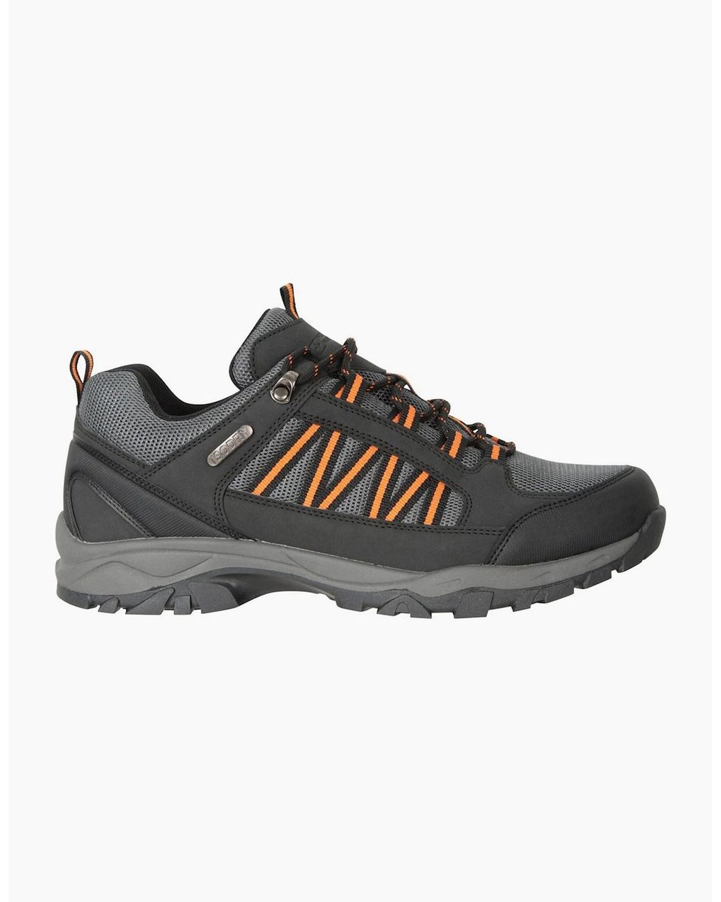 Mountain Warehouse Black Path Waterproof Walking Shoes for men