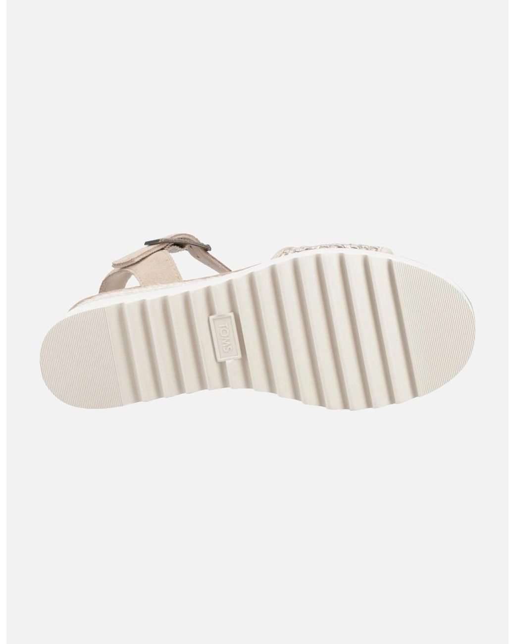 TOMS White Diana Wedge