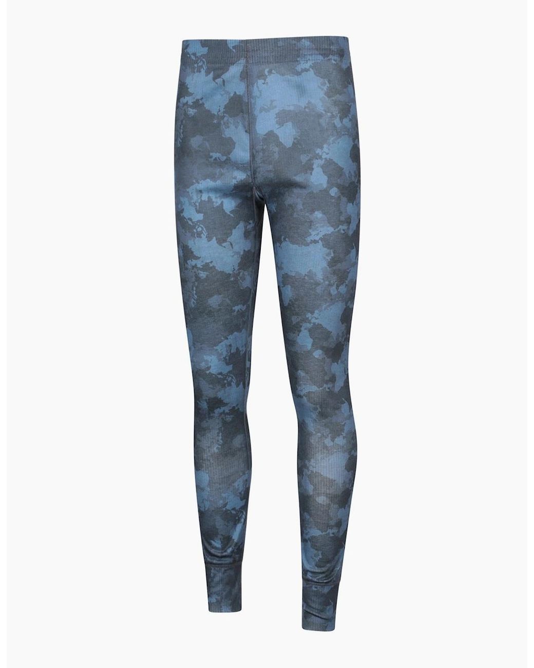 Mountain Warehouse Blue Talus Camouflage Trousers for men