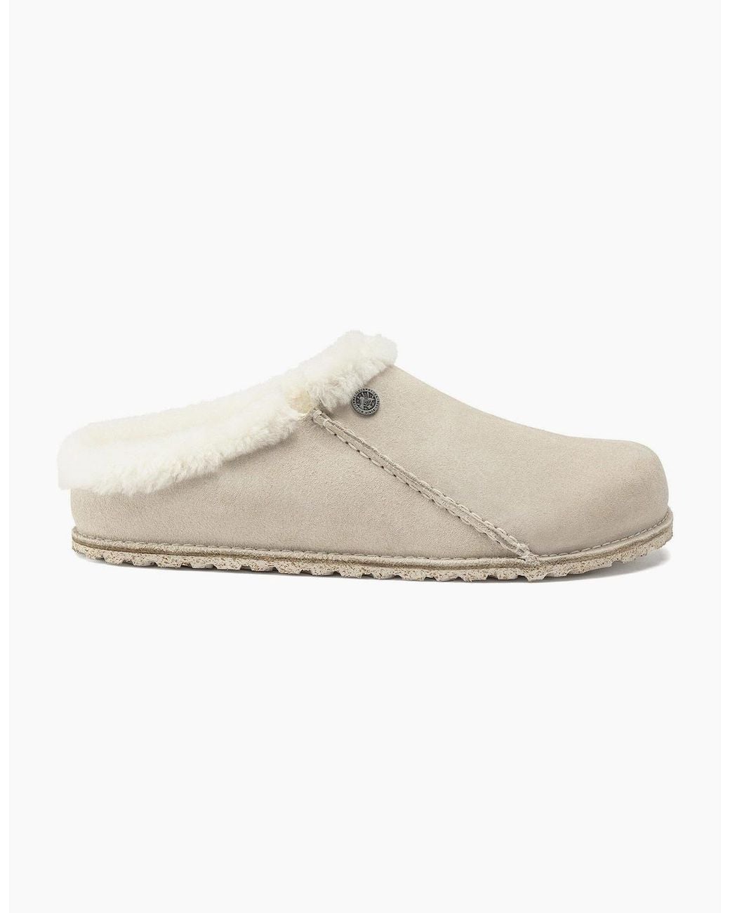 Birkenstock Clogs White Birkenstock Zermatt Premium Shearling Suede Clogs