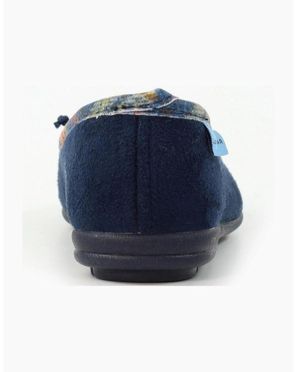 Lunar Blue Bow Slippers
