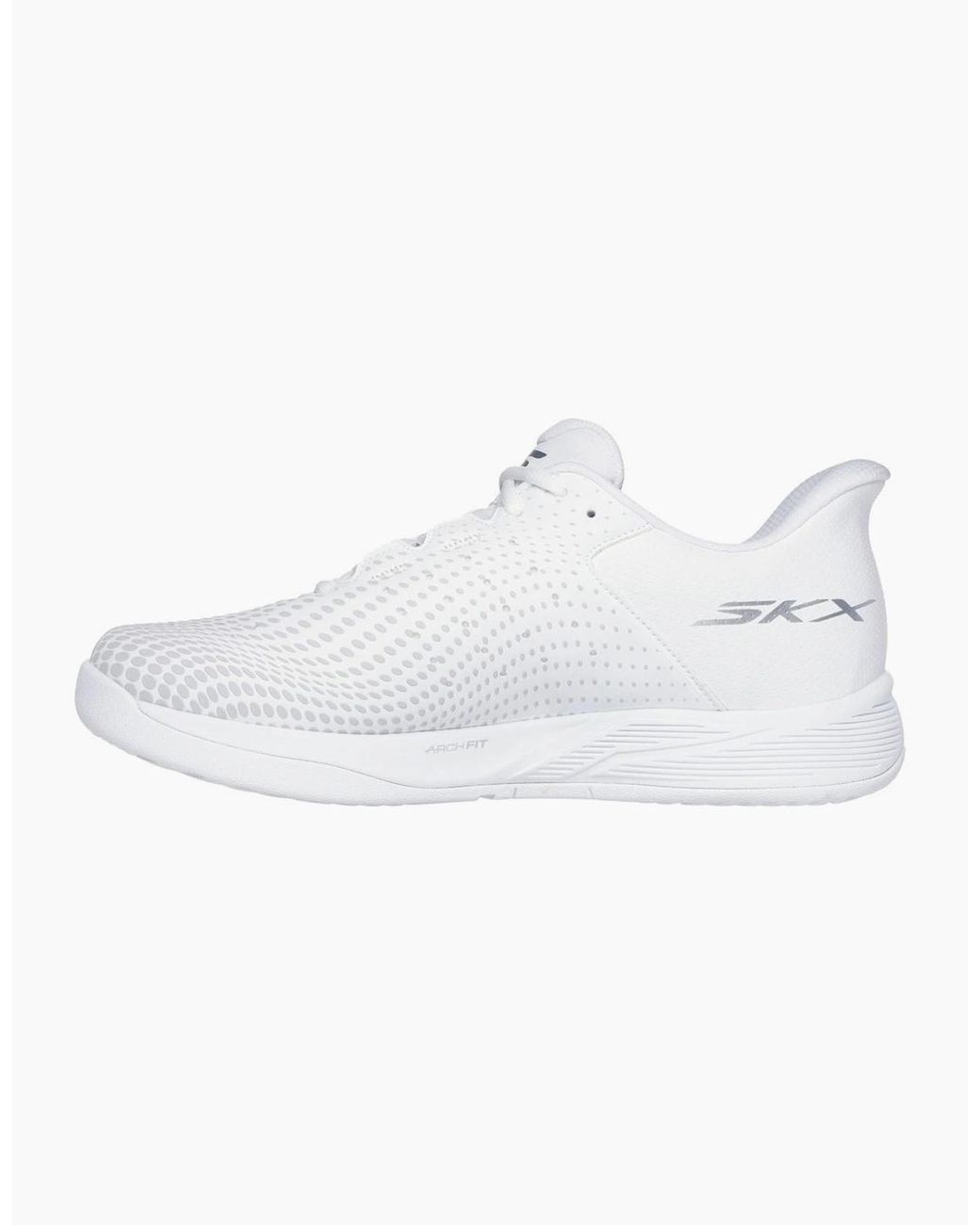 Skechers White Slip-Ins Relaxed Fit Viper Court Reload