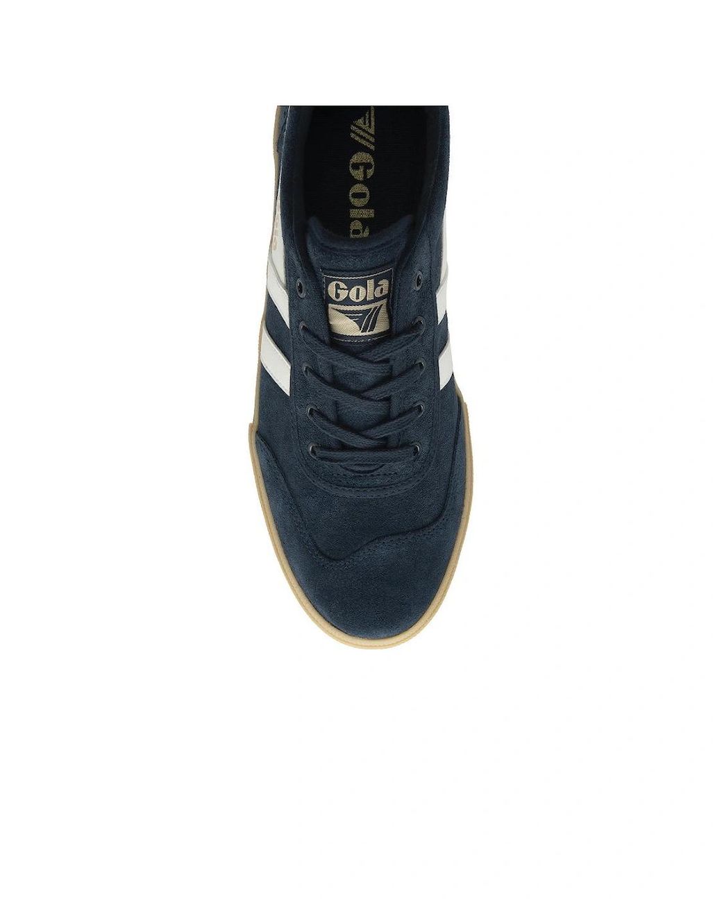 Gola Blue Badminton Suede Trainers for men