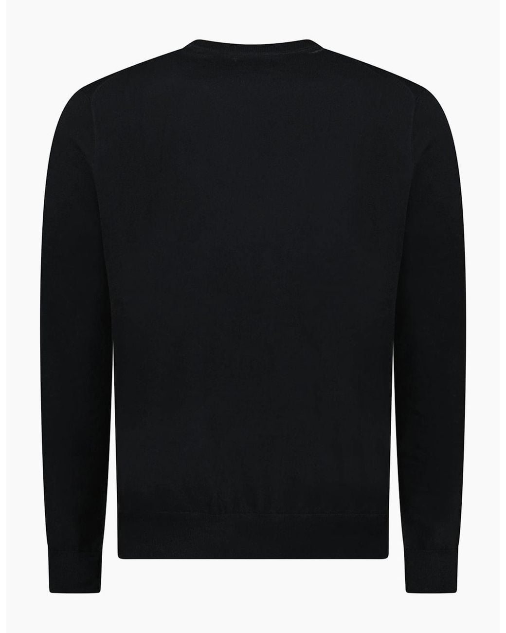 Polo Ralph Lauren Black Ralph Lauren Slim Fit Cotton Jumper for men