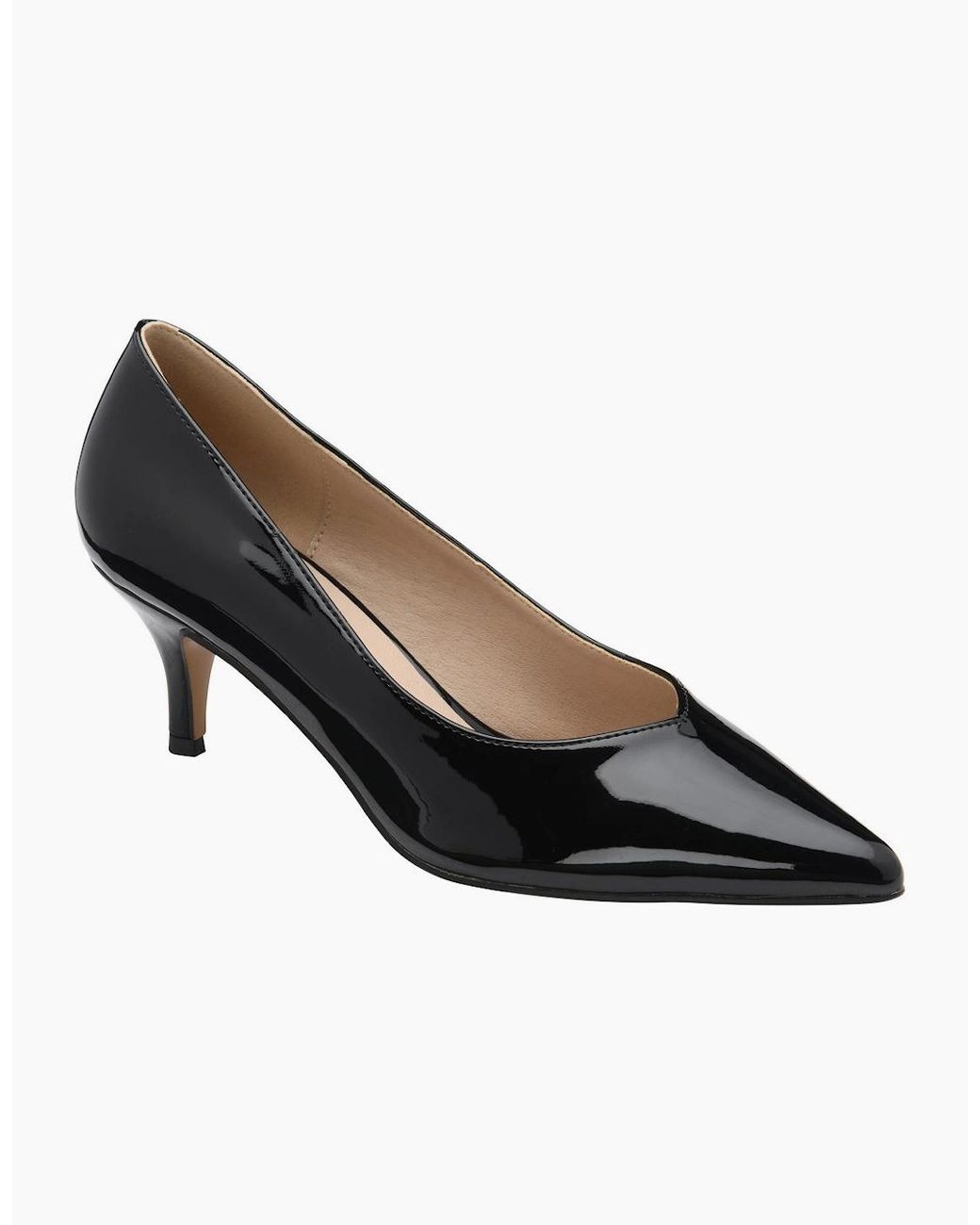 Ravel Black Darley Court Shoes