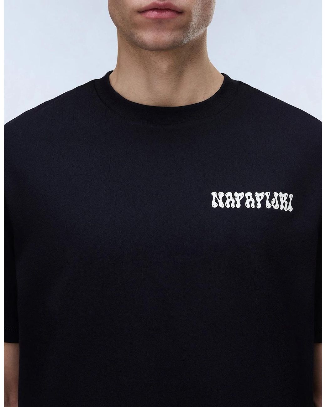 Napapijri Black S-Sol Spaghetti T-Shirt for men