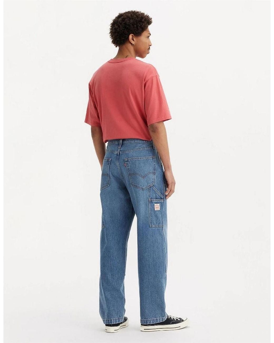 Levi's Red Levi's 568 Loose Dblk for men