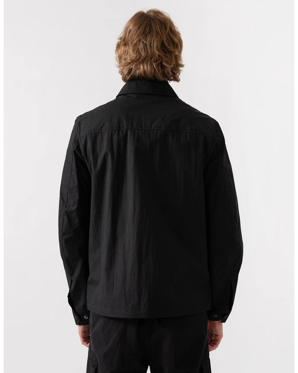 Belstaff Black Cargo Overshirt for men