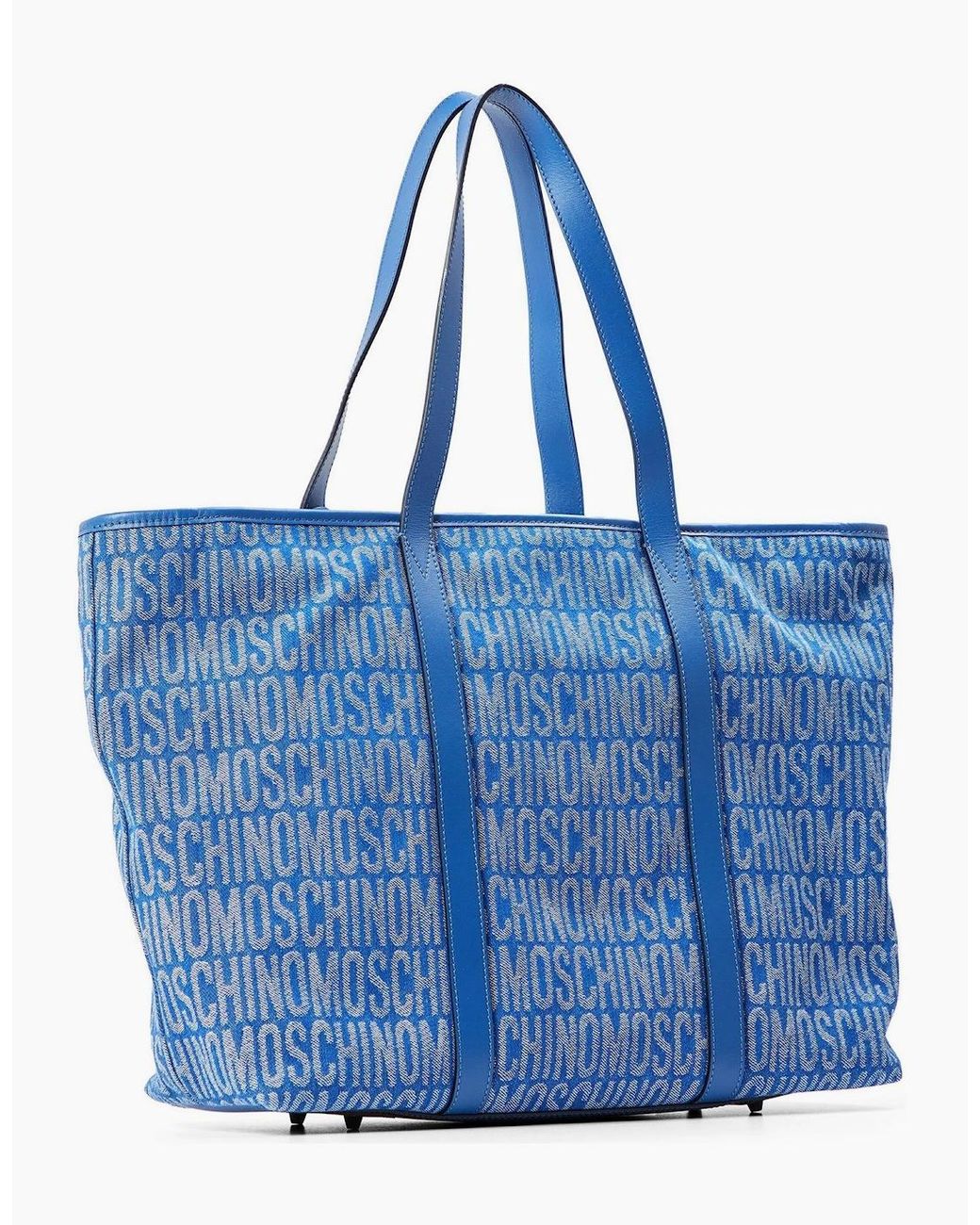 Moschino Blue Tote Bag