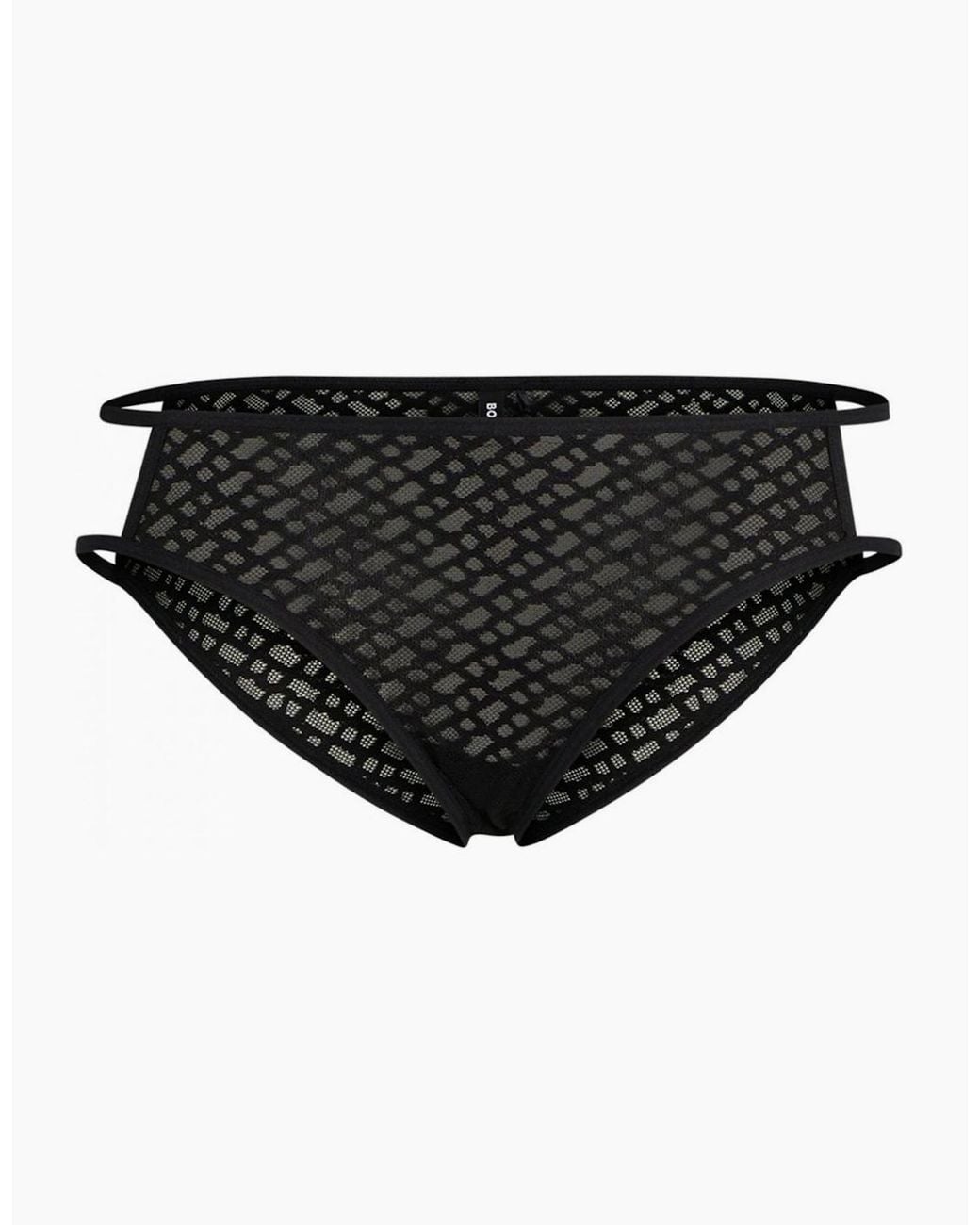 Boss Black B-Luxe Lace Brief, W/ Metal Logo