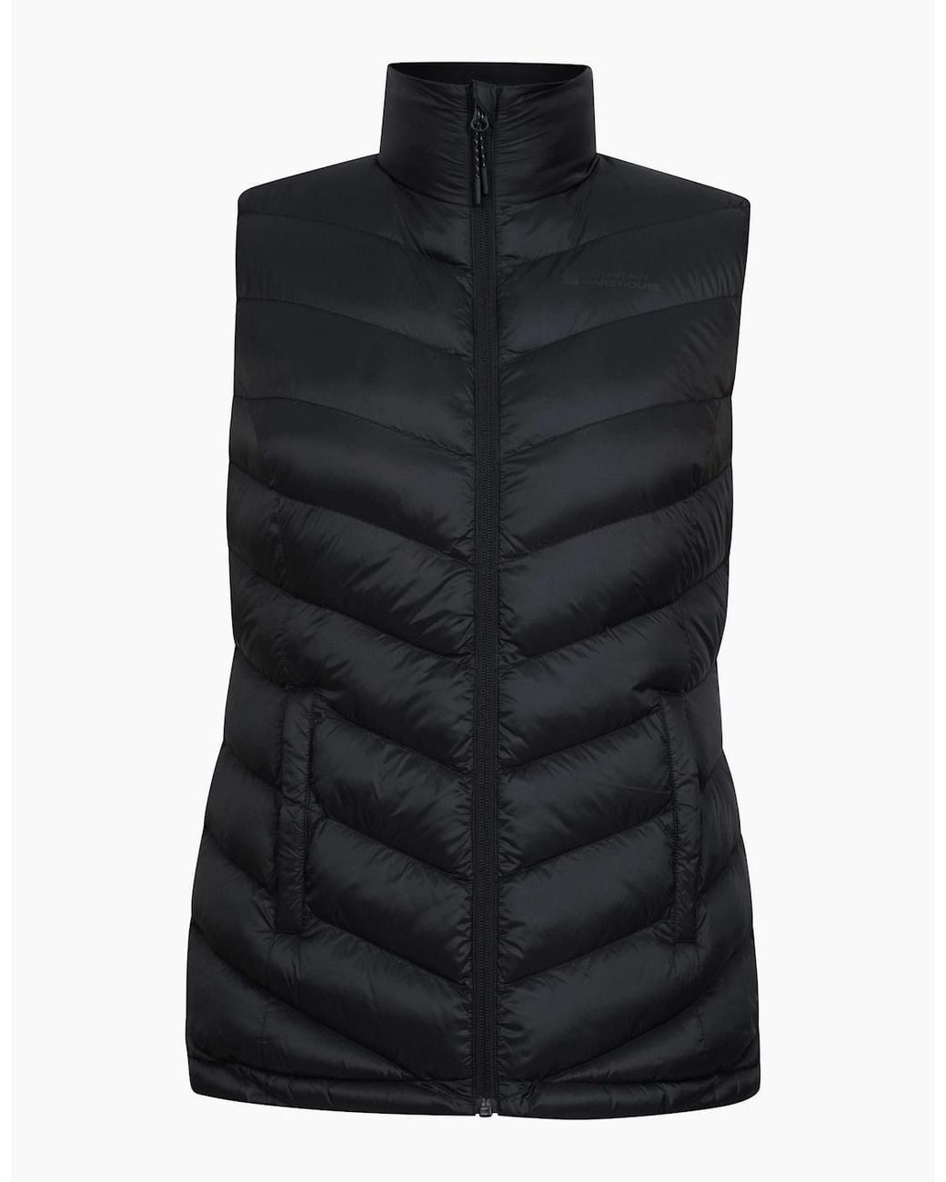 Mountain Warehouse Black Ladies Seasons Faux Fur Lined Gilet