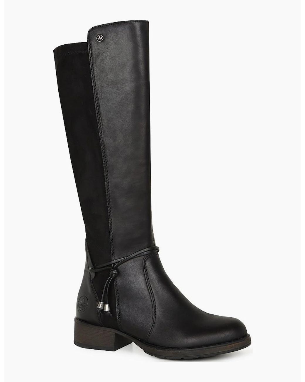 Rieker Black Virginia Knee High Boots
