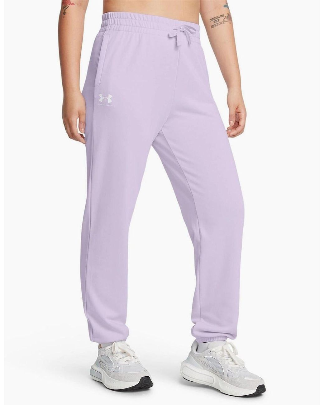Under Armour Purple Rival Terry Joggers