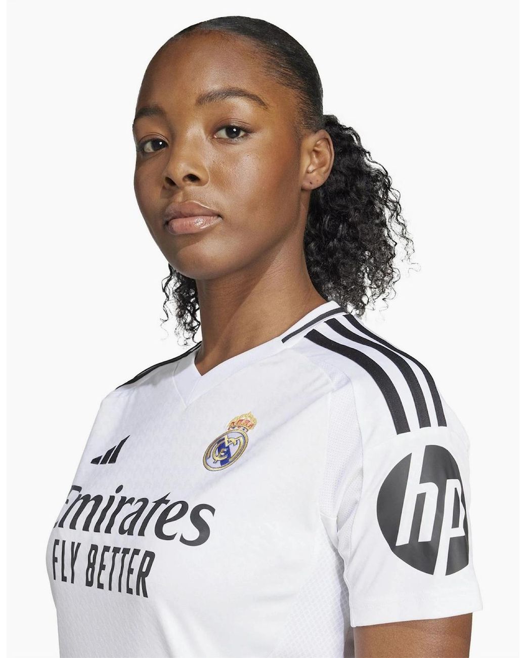 Adidas White Real H Jersey W