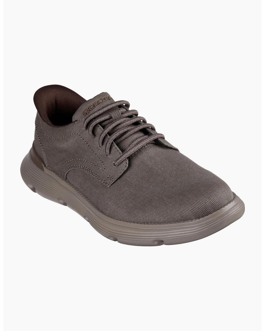 Skechers Brown Garza Clive Slip-In Trainers for men