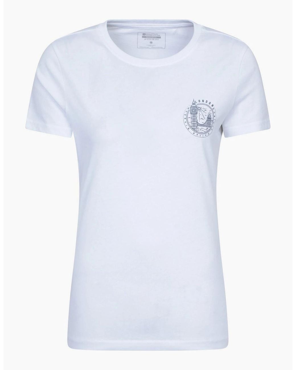 Mountain Warehouse White Ladies London Short-Sleeved T-Shirt