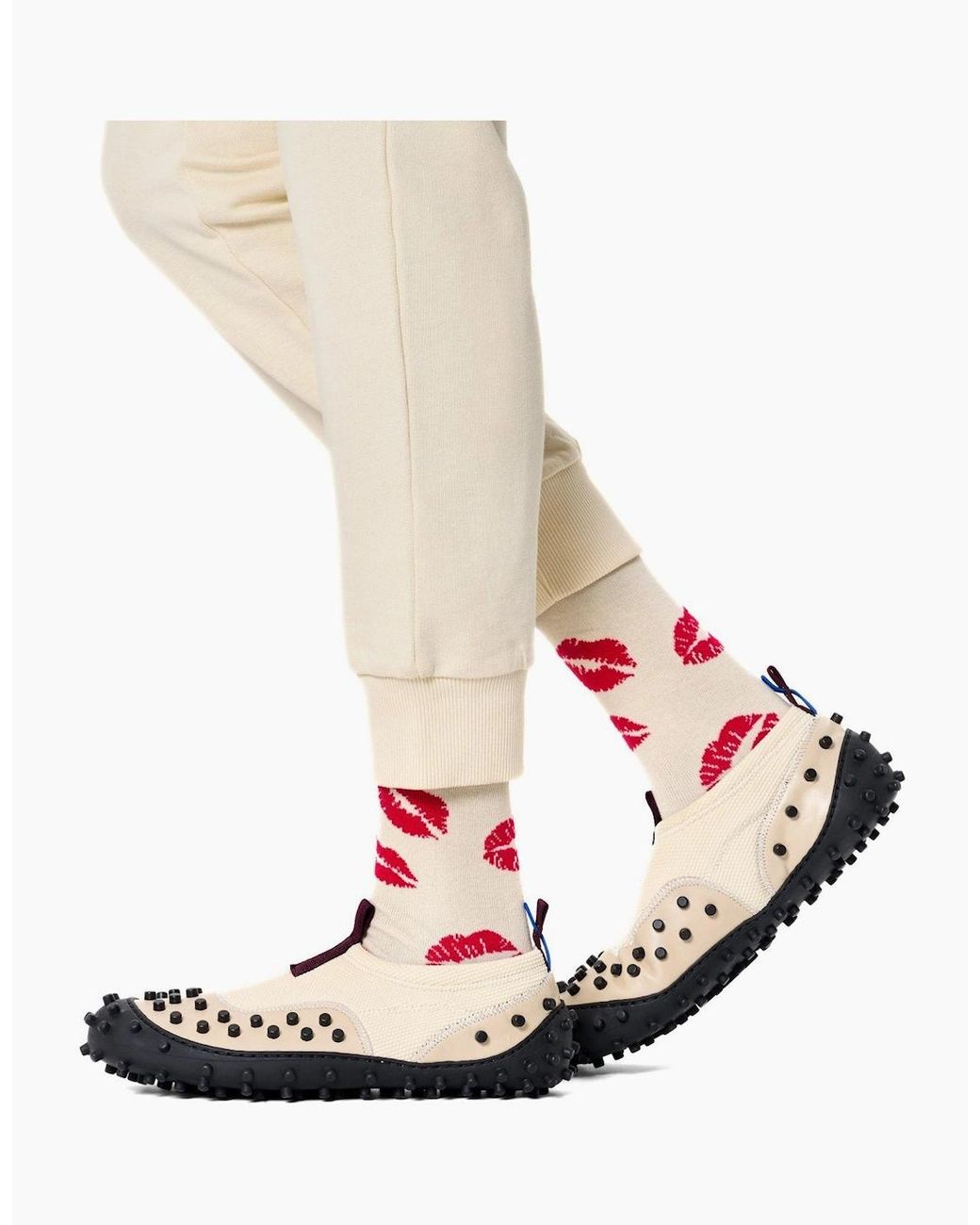 Happy Socks Pink Kisses Socks