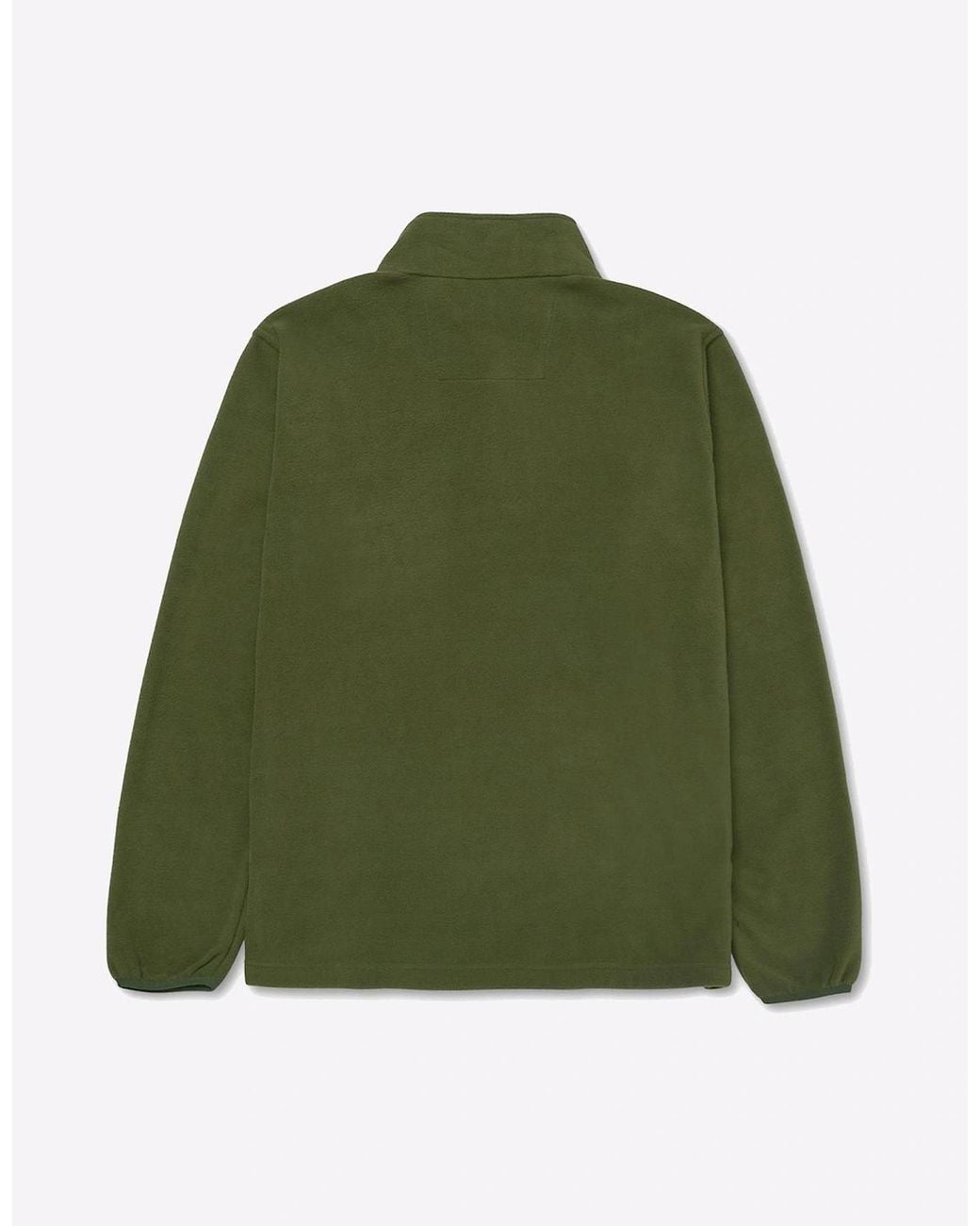 Caterpillar Green Microfleece Quarter Zip Chive for men