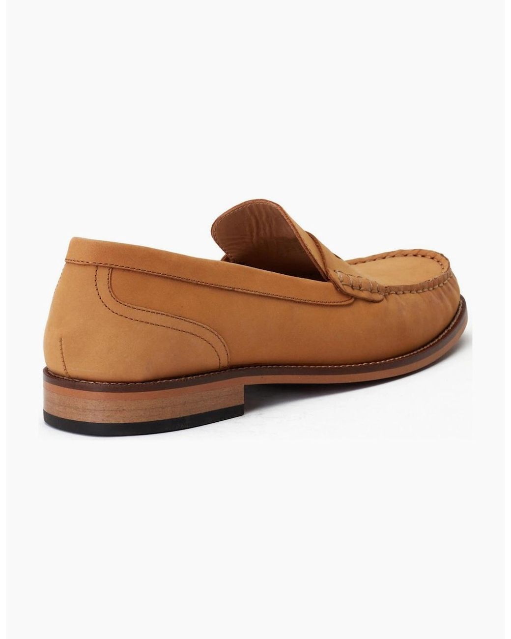 Base London White Garfield Penny Loafer for men