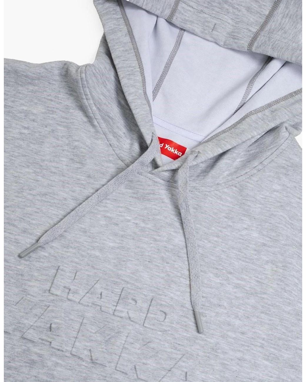 Hard Yakka Blue Embossed Hoodie Light Marle for men