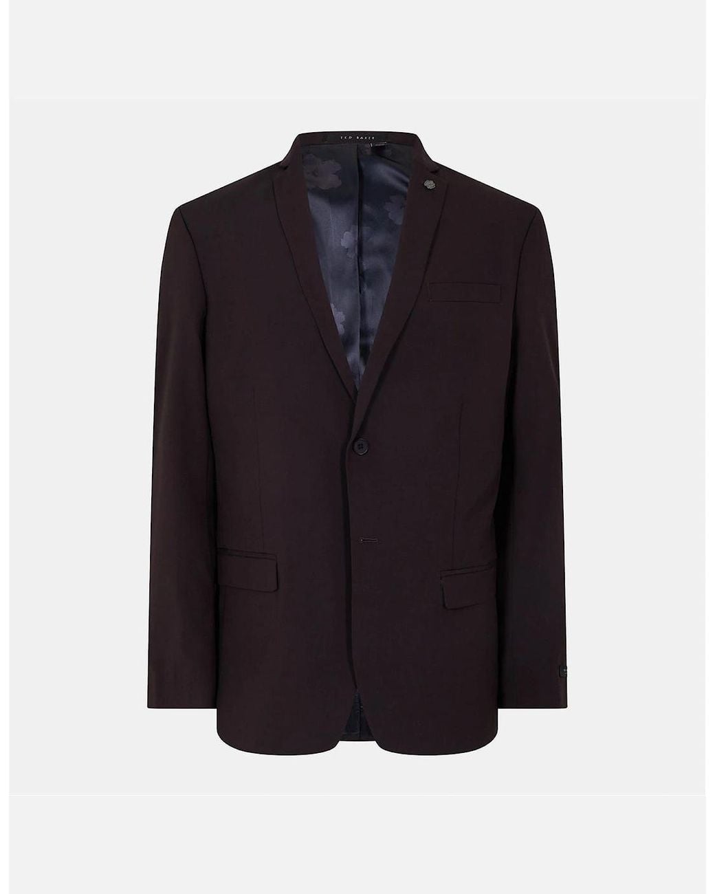 Ted Baker Blue Burgundy Blazer for men