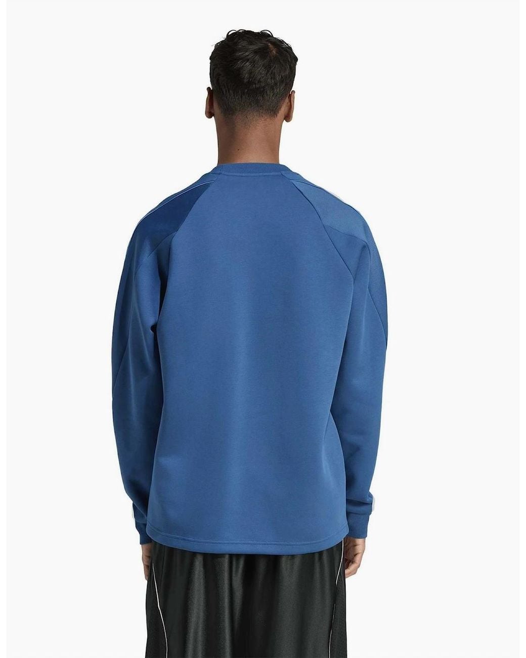 Adidas Blue Stadium Crew for men