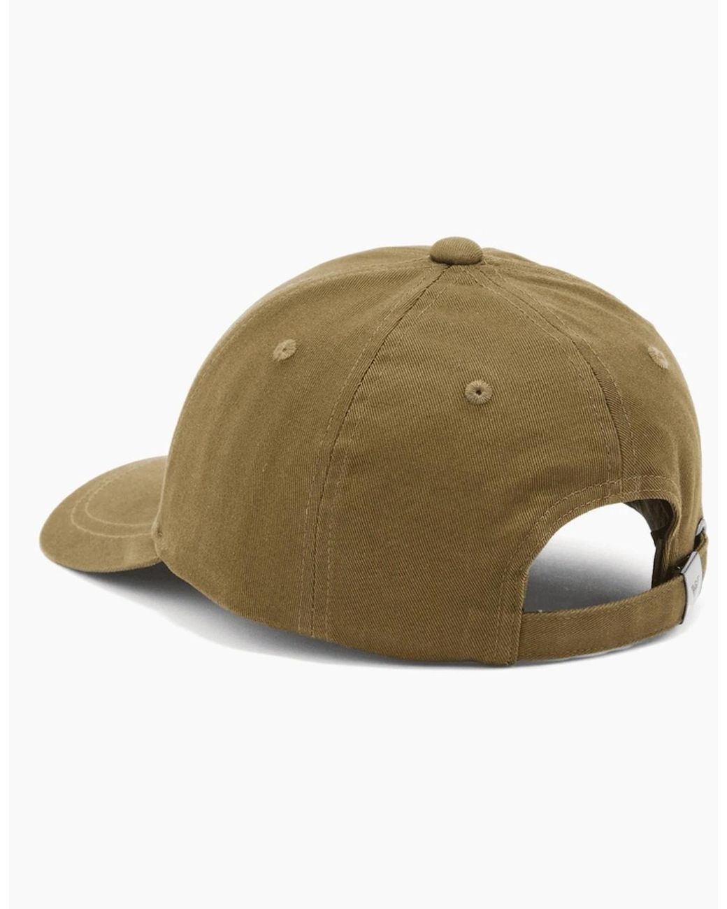 Emporio Armani Green Embroidered Eagle Khaki Cap for men