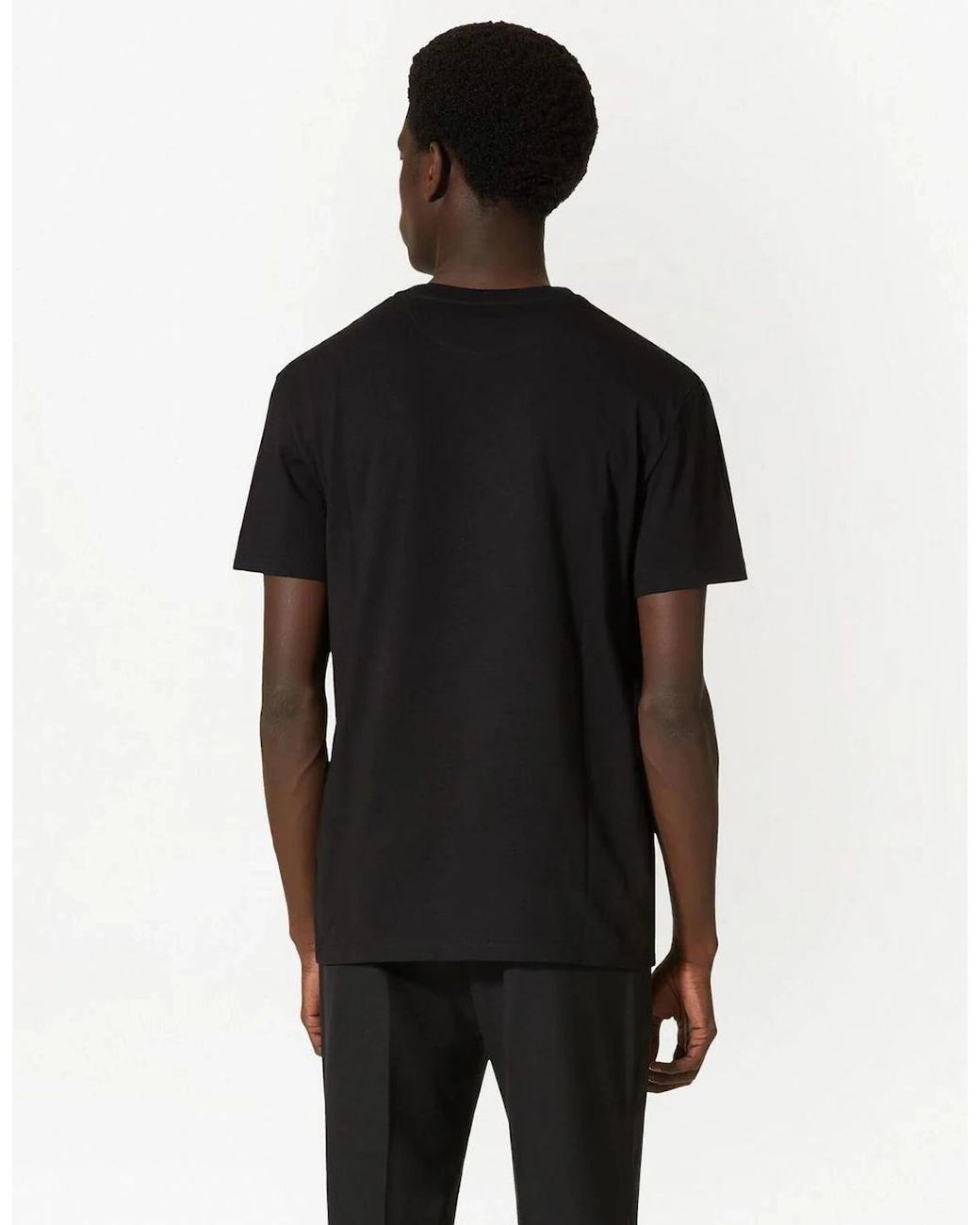 Valentino Black Logo T-Shirt for men