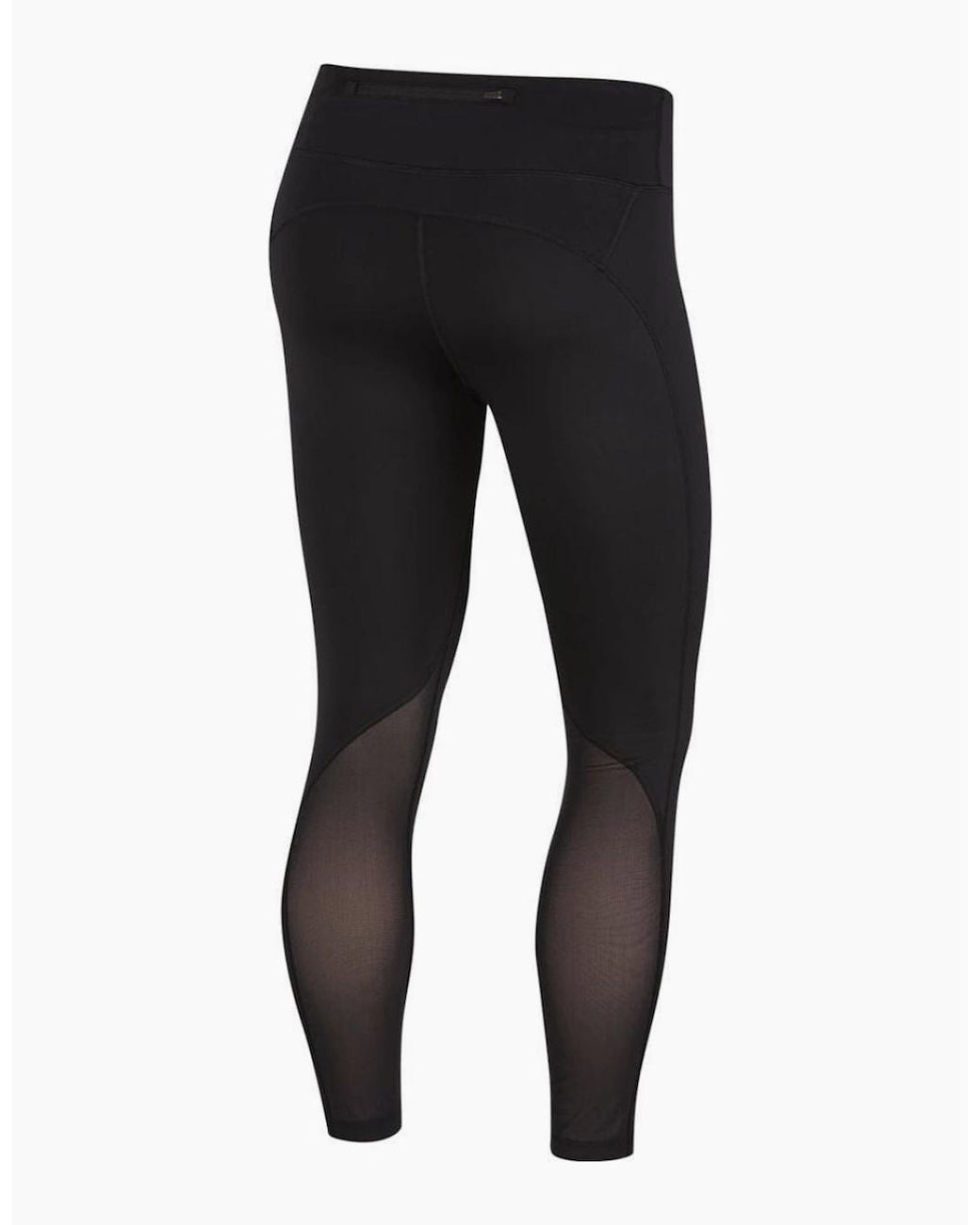 Nike Black Fast Crop Running 7/8 Mid Length Leggings