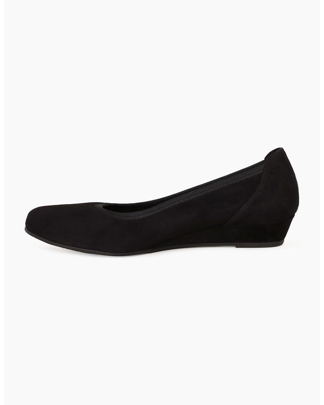 Gabor Black Chester Court Shoes